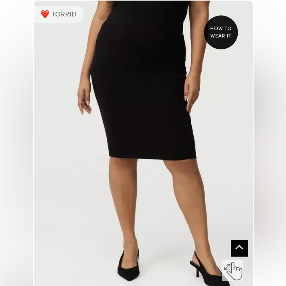 NWT Torrid Pencil Skirt Size 0